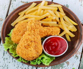 420 Crispy Chicken & French Fry (2pcs)